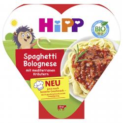 Hipp Kinder-Teller Spaghetti Bolognese mit mediterranen Kräutern