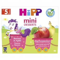 Hipp Mini Desserts Früchte im Becher Banane in Apfel