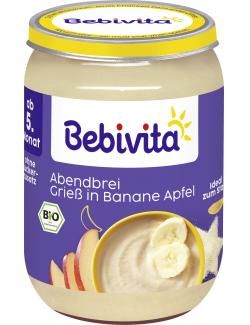 Bebivita Abendbrei Grieß in Banane-Apfel