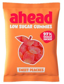 ahead Low Sugar Gummies Sweet Peaches