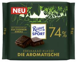 Ritter Sport Kakao-Klasse 74% Die Aromatische