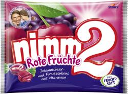 Nimm 2 Bonbons Rote Früchte Familien-Packung