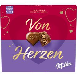 Milka Pralinen von Herzen