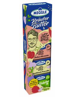 Meggle Kräuterbutter Riegel Trio Just Spices