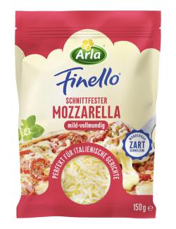 Arla Finello Mozzarella gerieben