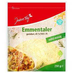 Jeden Tag Emmentaler gerieben
