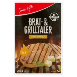 Jeden Tag Brat- & Grilltaler mit Gouda