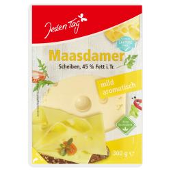 Jeden Tag Maasdamer in Scheiben