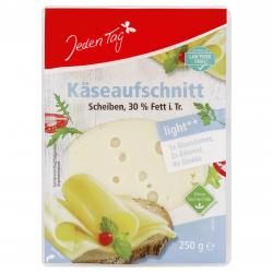 Jeden Tag Käse-Aufschnitt leicht