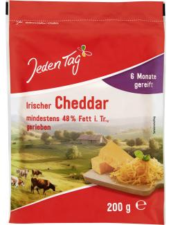 Jeden Tag Irischer Cheddar Reibekäse