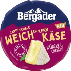 Bergader zarte Schale weicher Kern Käse würzig-cremig