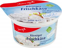 Jeden Tag körniger Frischkäse leicht