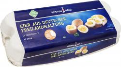 Küstengold Eier Freilandhaltung Bruderhahn Güteklasse A Größe L/M/S