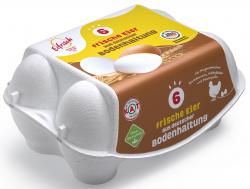 Eifrisch Eier Bodenhaltung Güteklasse A Größe L/M