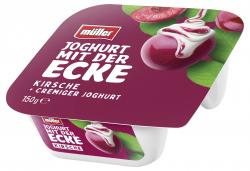 Müller Joghurt mit der Ecke Kirsche & cremiger Joghurt