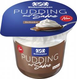 Weihenstephan Pudding mit Sahne Schoko