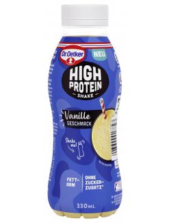 Dr. Oetker High Protein Shake Vanille Geschmack (Einweg)
