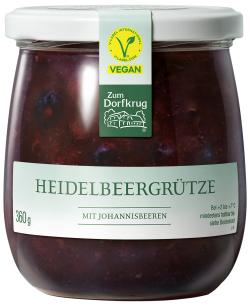 Zum Dorfkrug Heidelbeergrütze