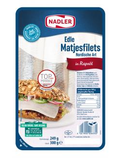 Nadler Edle Matjesfilets Nordische Art in Rapsöl