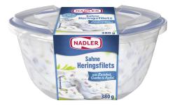 Nadler Sahne Heringsfilet mit Zwiebeln, Gurke und Apfel