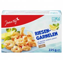 Jeden Tag Riesengarnelenschwänze