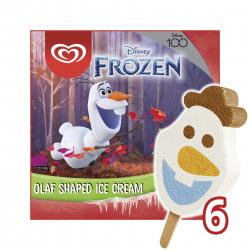 Langnese Disney Frozen Olaf Shaped Ice Cream Multipackung