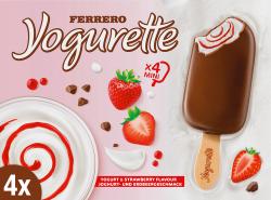 Yogurette Erdbeer Eis Sticks