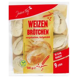 Jeden Tag Weizenbrötchen