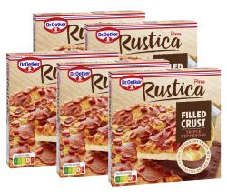 Dr. Oetker Pizza Rustica Filled Crust Triple Pepperoni