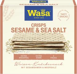Wasa Knäckebrot Tasty Snacks Sesame & Sea Salt crisps