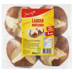 Jeden Tag 4 Laugenbrötchen