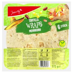 Jeden Tag Tortilla Wraps Mehrkorn 6er