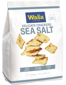 Wasa Tasty Snacks Delicate Crackers Sea Salt
