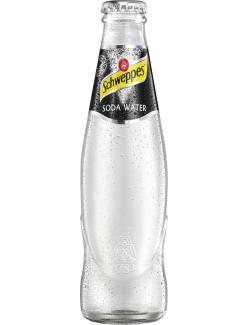 Schweppes Soda Water GLAS (Mehrweg)