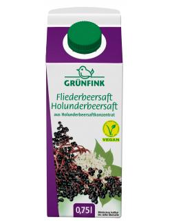Grünfink Fliederbeersaft Holunderbeersaft
