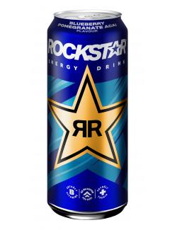 Rockstar Energy Drink Blueberry Pomegrante Acai Flavour (Einweg)