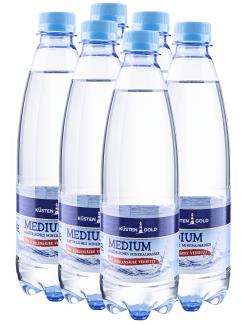 Küstengold Mineralwasser Medium PET (Einweg)