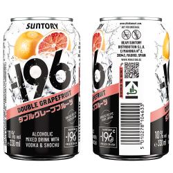 Suntory - 196 Vodka Grapefruit (Einweg)
