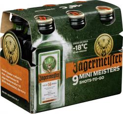 Jägermeister 9 Mini Meister Shots-to-go