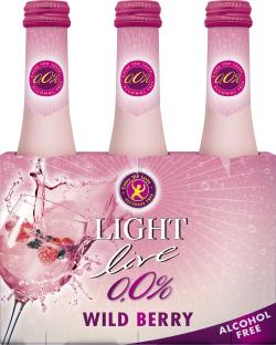LIGHT Live 0,0% Wild Berry Sparkling alkoholfrei
