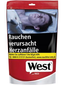 West Red Volume Tobacco Zip Bag