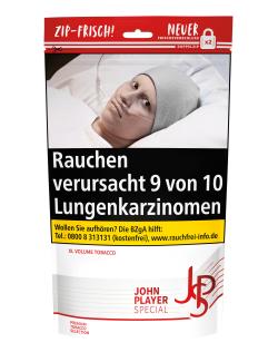 JPS Red XL Volume Tobacco ZipBag