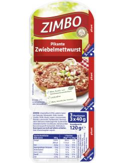 Zimbo Pikante Zwiebelmettwurst fein