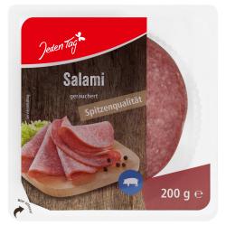 Jeden Tag Salami geräuchert