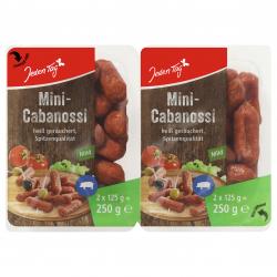 Jeden Tag Mini Cabanossi mild heißgeräuchert