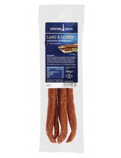 Küstengold Lang und Lecker Geräucherte Mettwürstchen