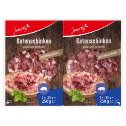 Jeden Tag Katenschinken-Würfel geräuchert