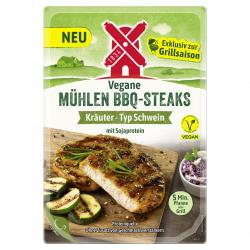 Rügenwalder Mühle Vegane Mühlen BBQ-Steaks Kräuter - Typ Schwein