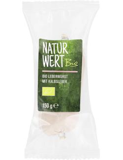 NaturWert Bio Leberwurst mit Kalbsleber