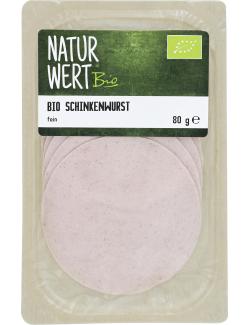 NaturWert Bio Schinkenwurst in Scheiben